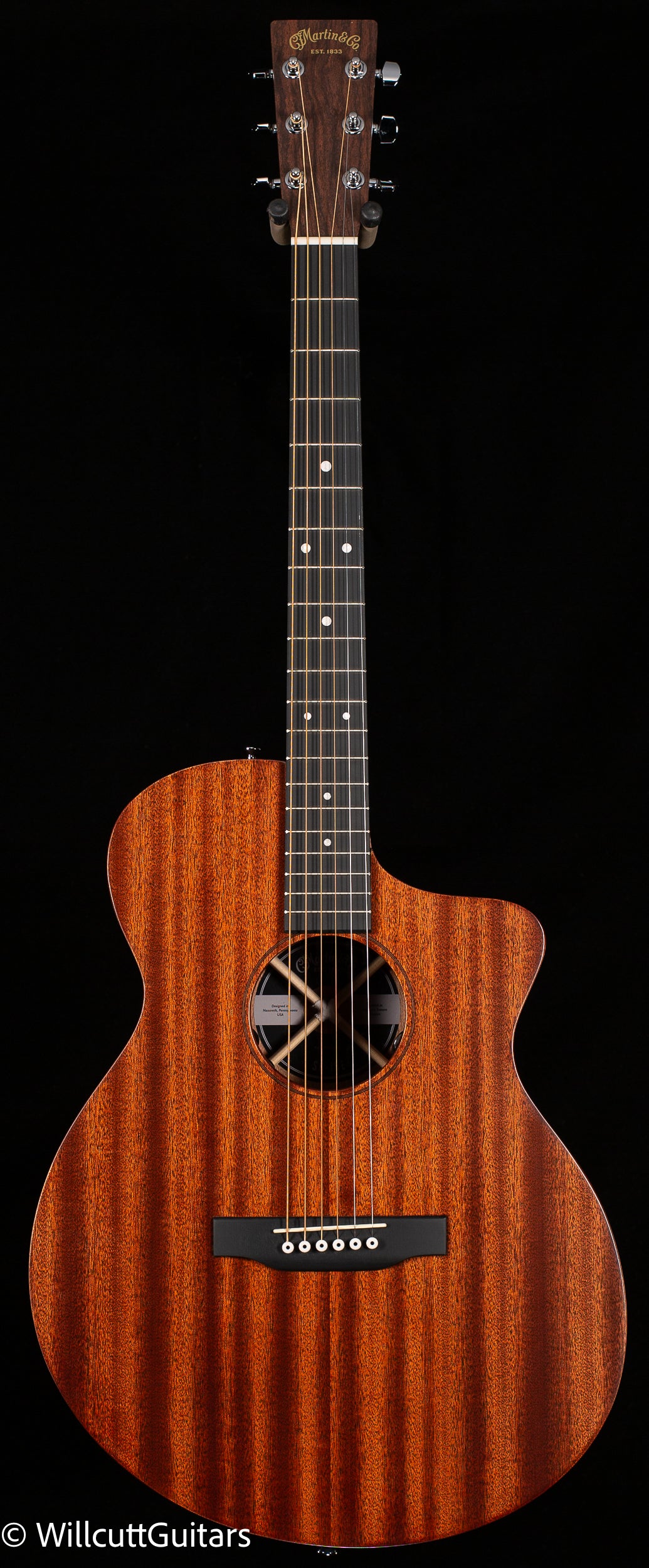 Martin SC-10E Satin Sapele (593) - Willcutt Guitars