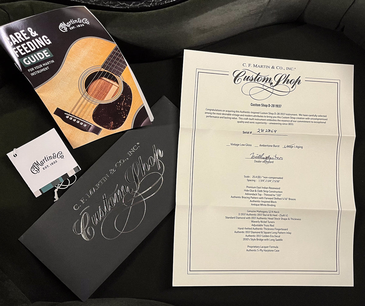 Martin Custom Shop D-28 Authentic 1937 Stage 1 Aged (864)