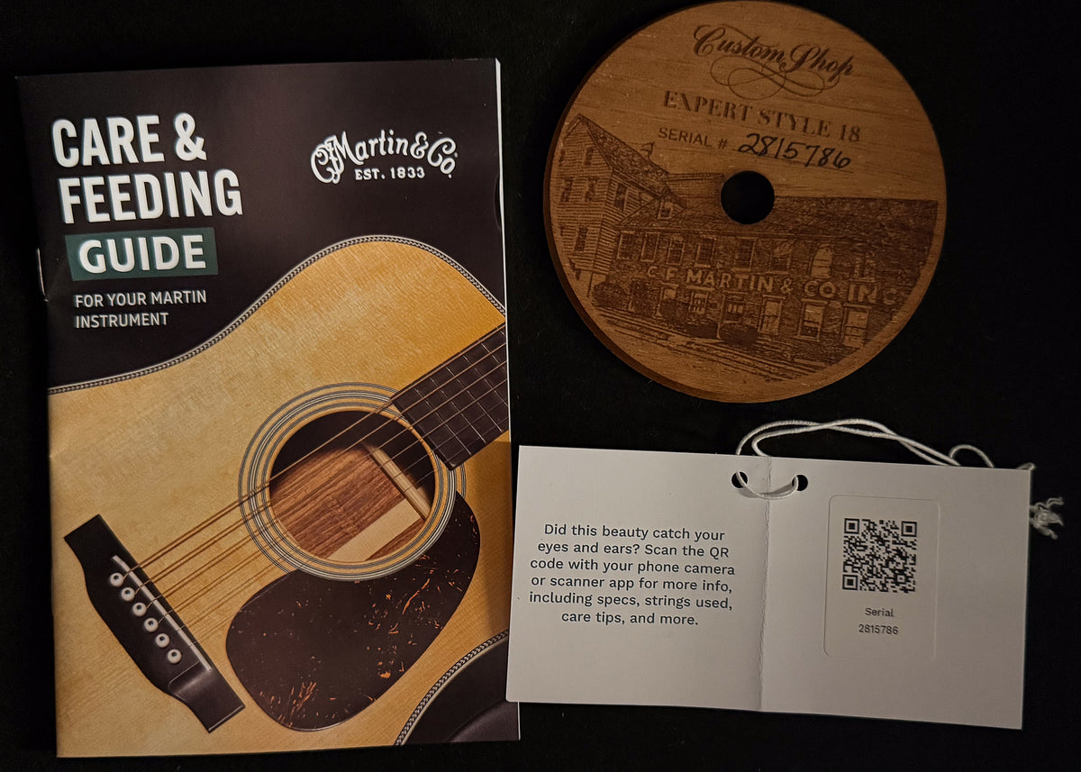 2023 Martin Custom Shop 000-18 1937 Stage 1 Aging