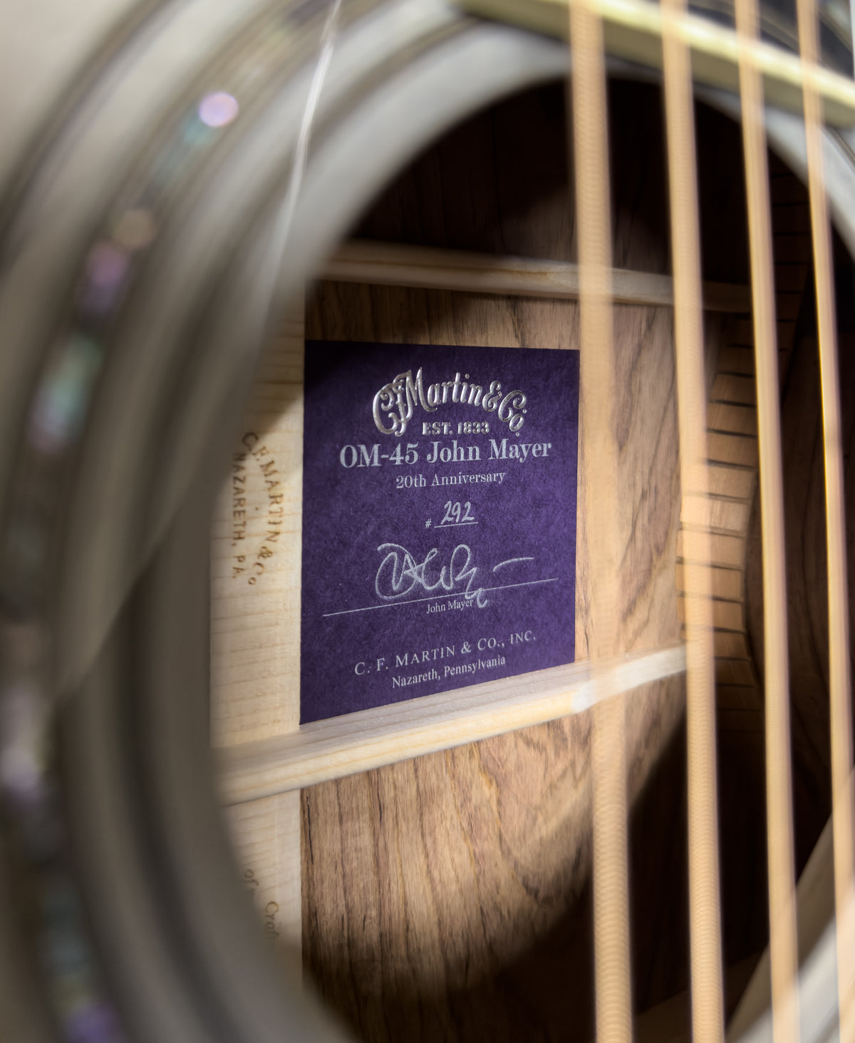 Martin OM-45 John Mayer 20th Anniversary (873)