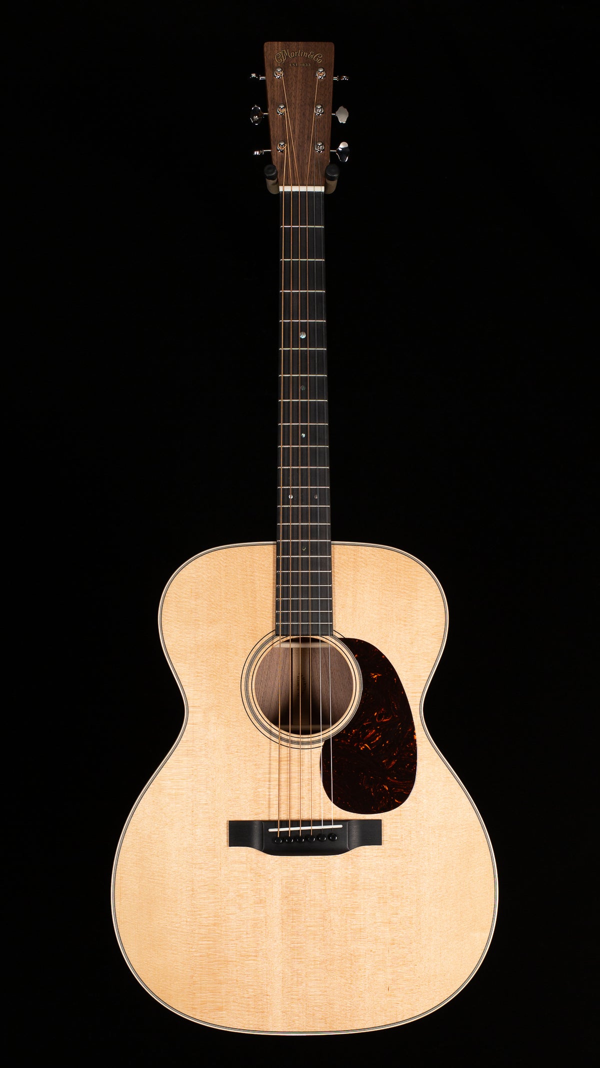 Martin Custom Shop 000 Black Walnut w/European Flame Maple Binding (497)