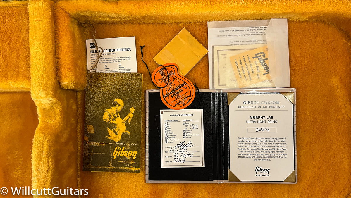 Gibson Custom Shop 1963 Firebird V Maestro Vibrola Murphy Lab Ultra Light Aged Pelham Blue (673)