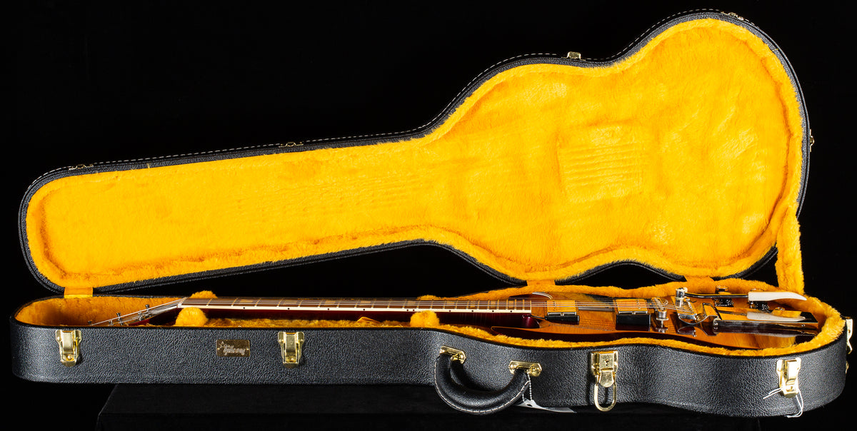 2023 Gibson Custom Shop 1964 SG Murphy Ultra Light Aged Willcutt Exclusive Burgundy Mist