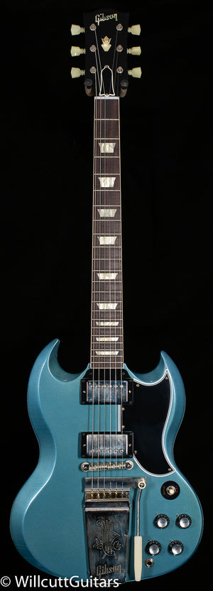 Gibson Custom Shop 1964 SG Standard Reissue Maestro Pelham Blue Ultra Light Aged Murphy Lab (694)