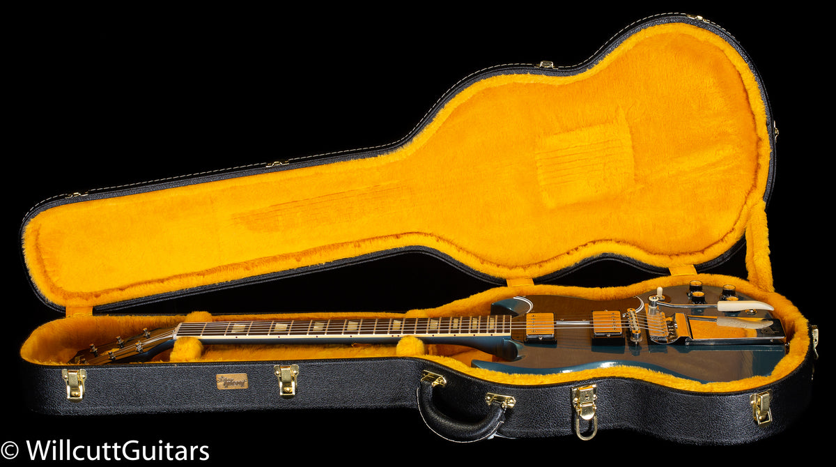 Gibson Custom Shop 1964 SG Standard Reissue Maestro Pelham Blue Ultra Light Aged Murphy Lab (694)