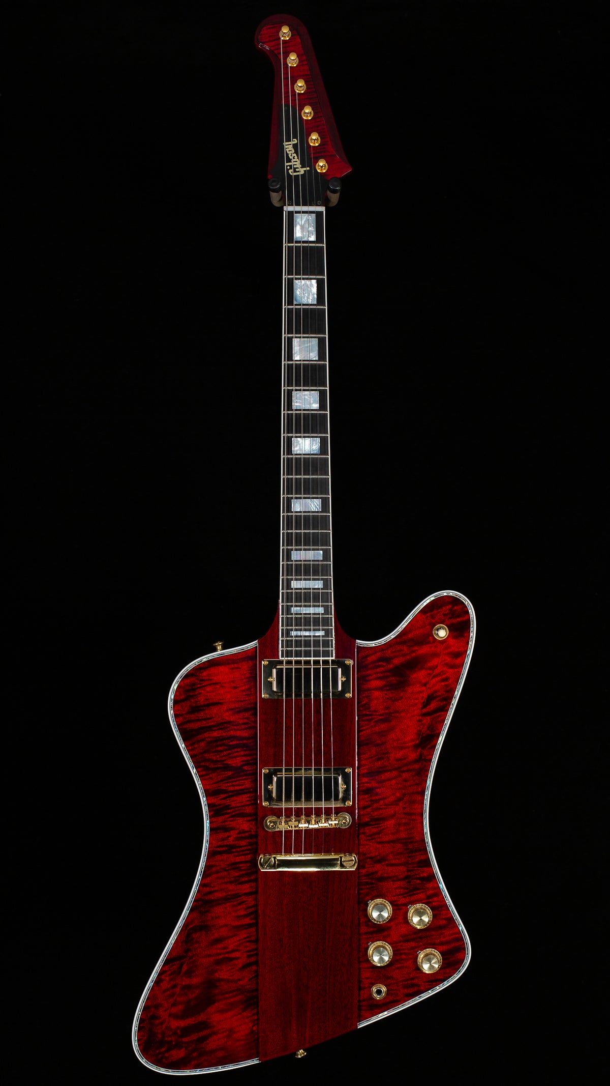 Gibson Custom Shop 1963 Firebird VII Figured Red Burst Stop Bar Gloss (973)