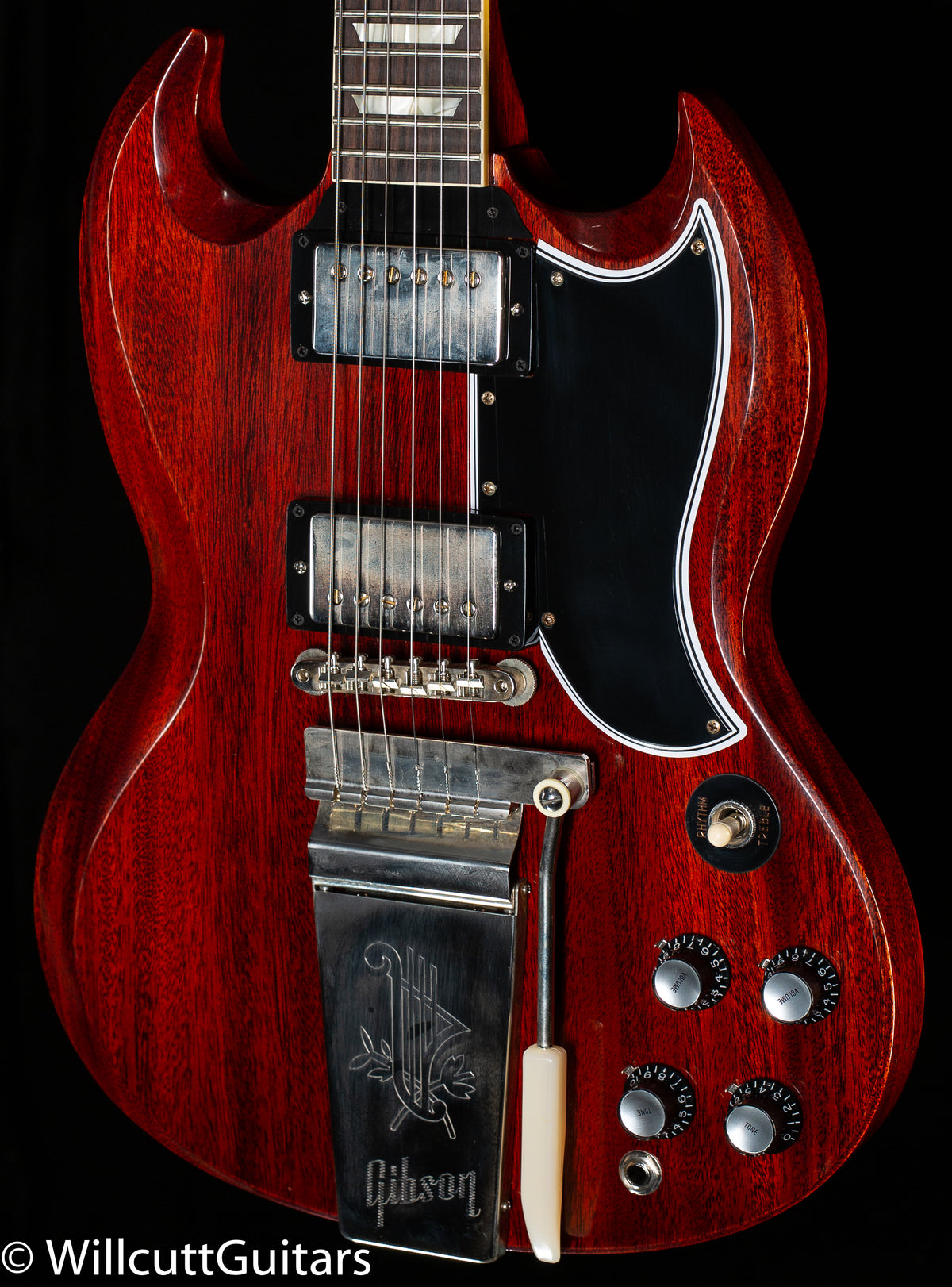 Gibson Custom Shop 1964 SG Standard Reissue Maestro Ultra Light Aged Cherry Red (984)