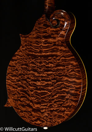Gibson F-5G Mandolin Red Spruce Top Dark Burst Gloss NH Sunburst Quilt Back (012)