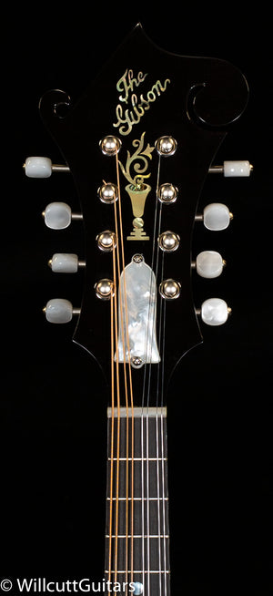 Gibson F-5G Mandolin Red Spruce Top Dark Burst Gloss NH Sunburst Quilt Back (012)