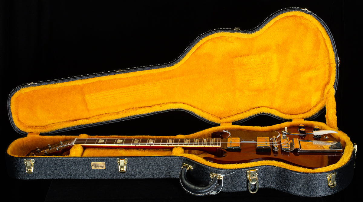 Gibson Custom Shop 1964 SG Standard Reissue Maestro Ultra Light Aged Cherry Red (694)
