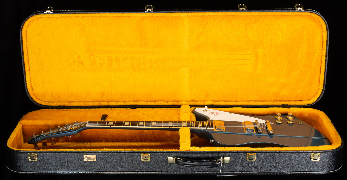 Gibson Custom Shop 1963 Firebird V Willcutt Exclusive Pelham Blue Stop Bar VOS (213)