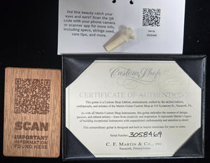 Martin Custom Shop Willcutt Exclusive 0000 28 Style Adirondack/Wild Grain East Indian Rosewood (469)