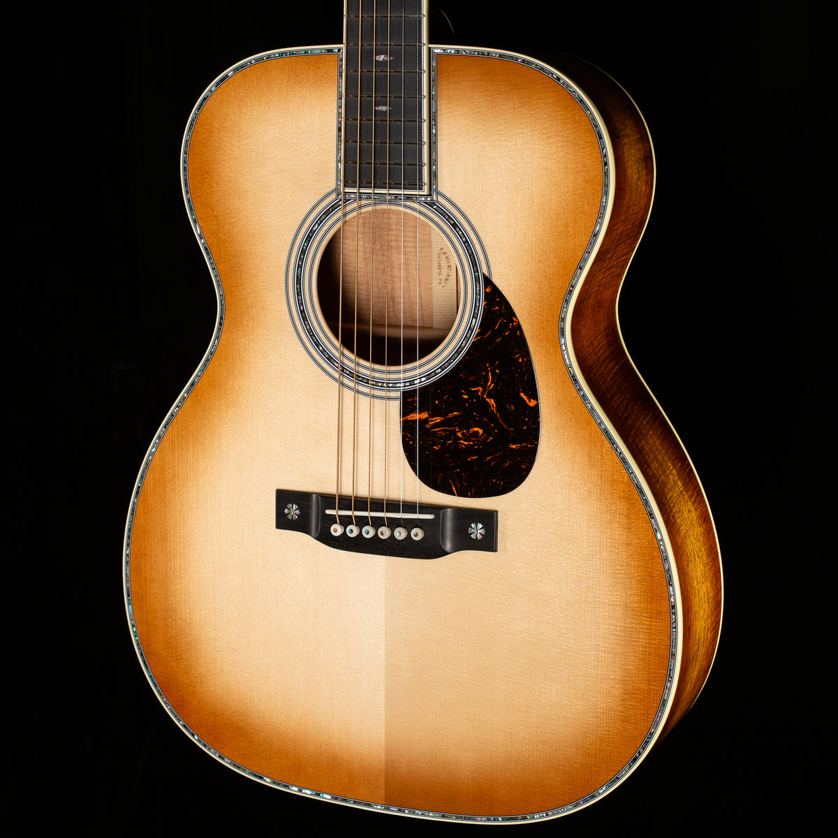 Martin Custom Shop Willcutt Exclusive OM Style 42 Adirondack Spruce/Exceptional Broad Figure Koa (294)