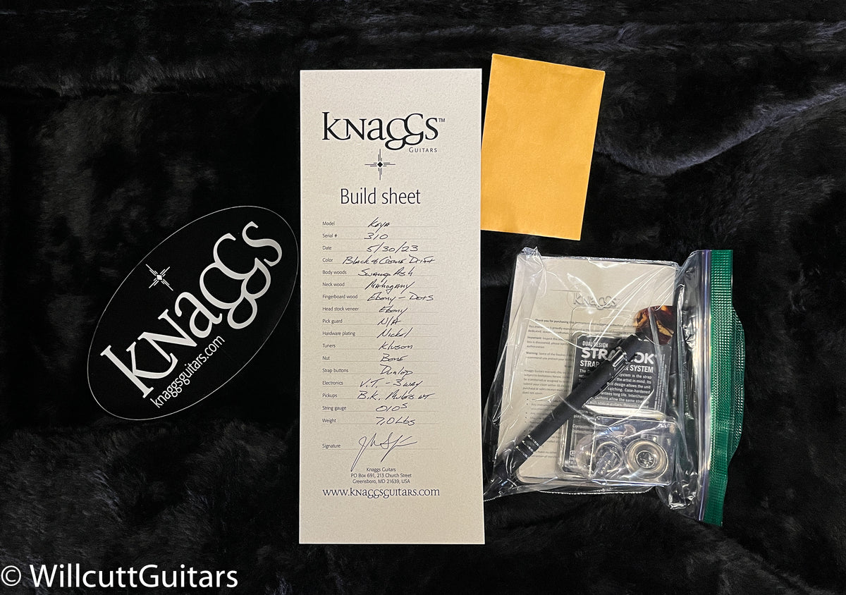 Knaggs Influence Keya Black / Creme Driftwood (310)