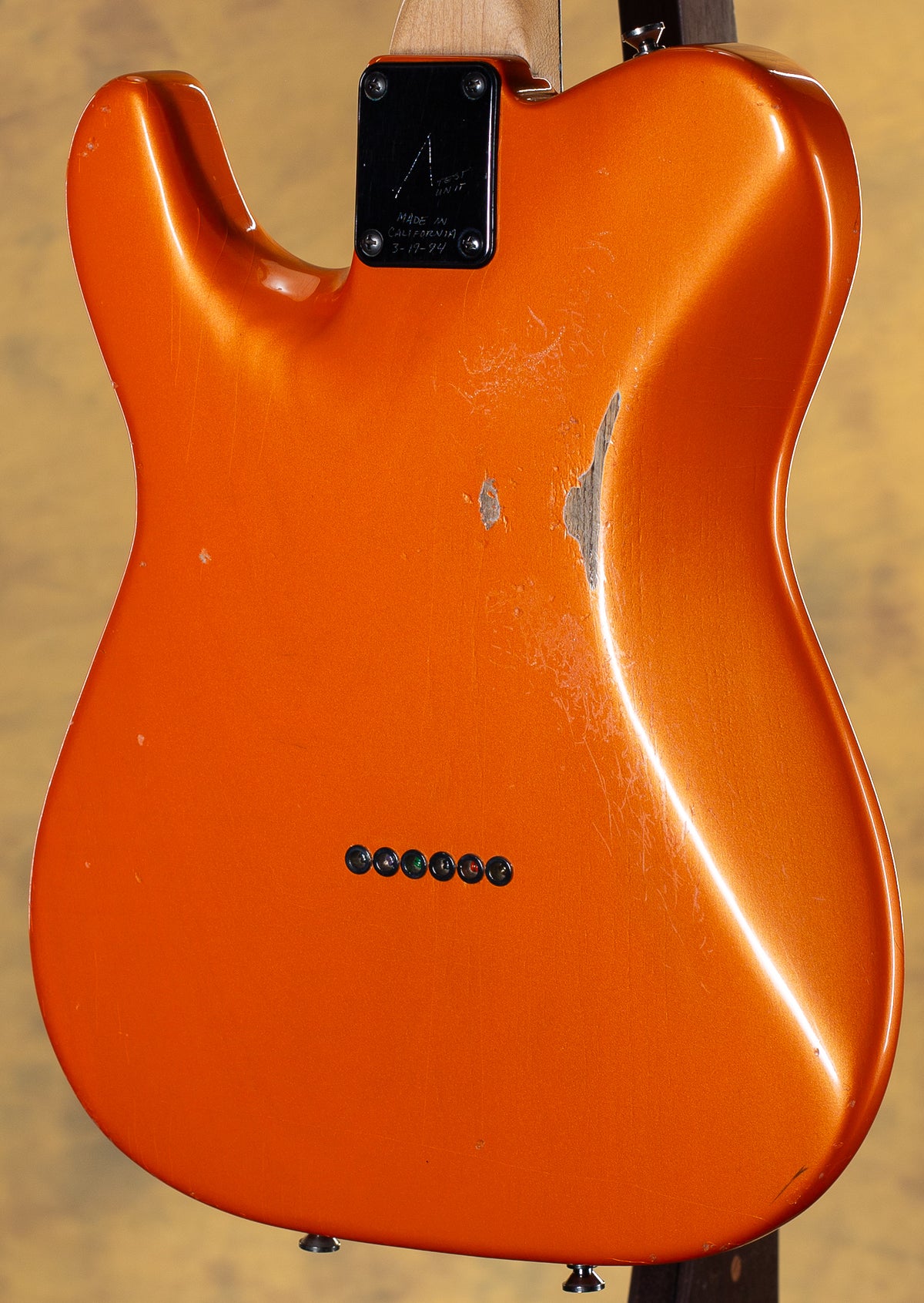 1994 Tom Anderson Hollow T Classic Orange Relic