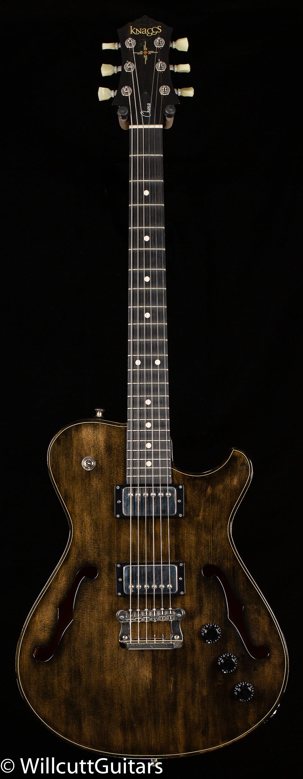 Knaggs Influence Chena Spruce Top Old Black Violin (335)