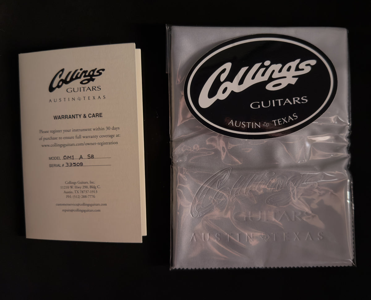 2023 Collings OM1A Sunburst