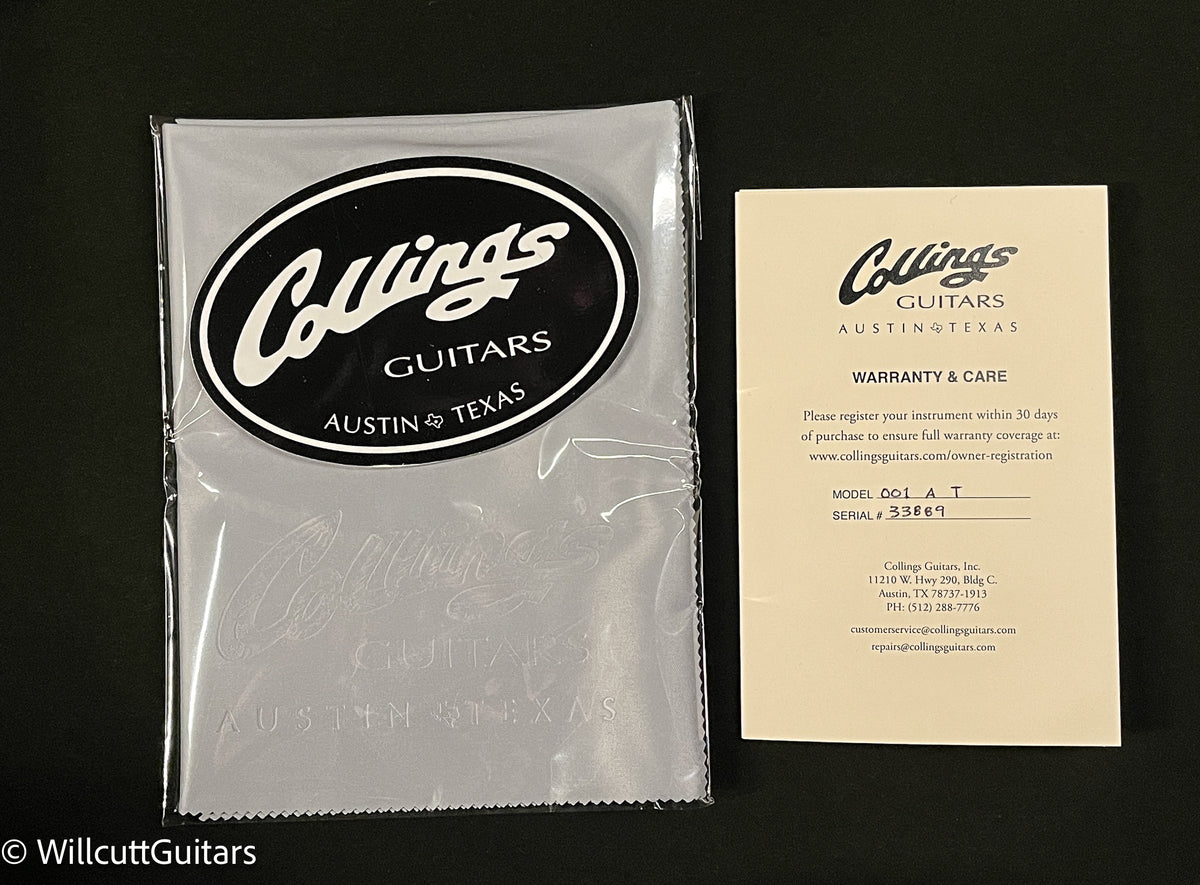 Collings 001 12-Fret Adirondack Spruce Top Traditional Package (889)