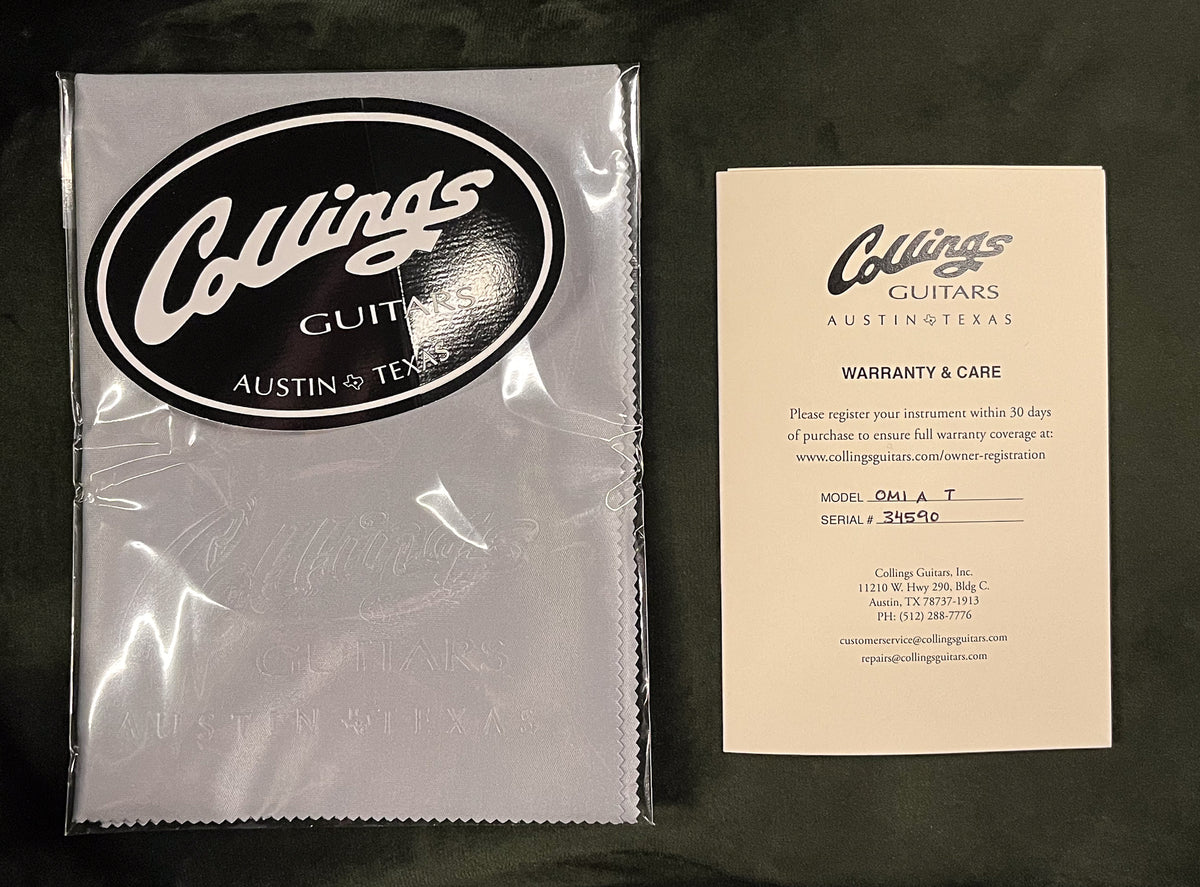 Collings OM1A Traditional Package Adirondack Spruce (590)