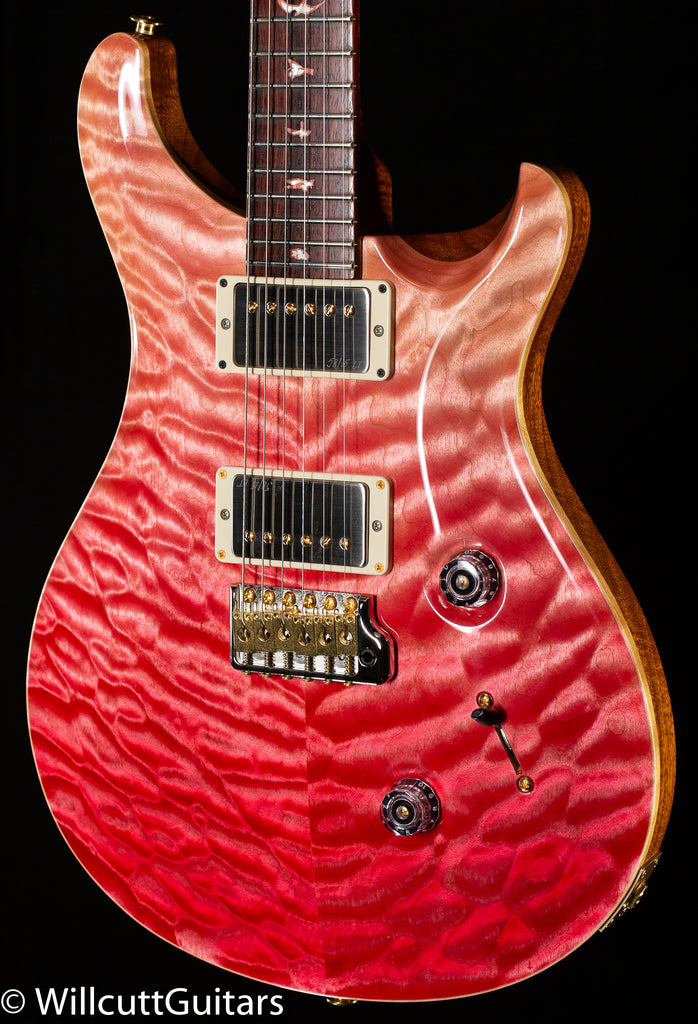 写真の現品です。PRS SE Custom 24 Quilt Top Bonnie Pink-