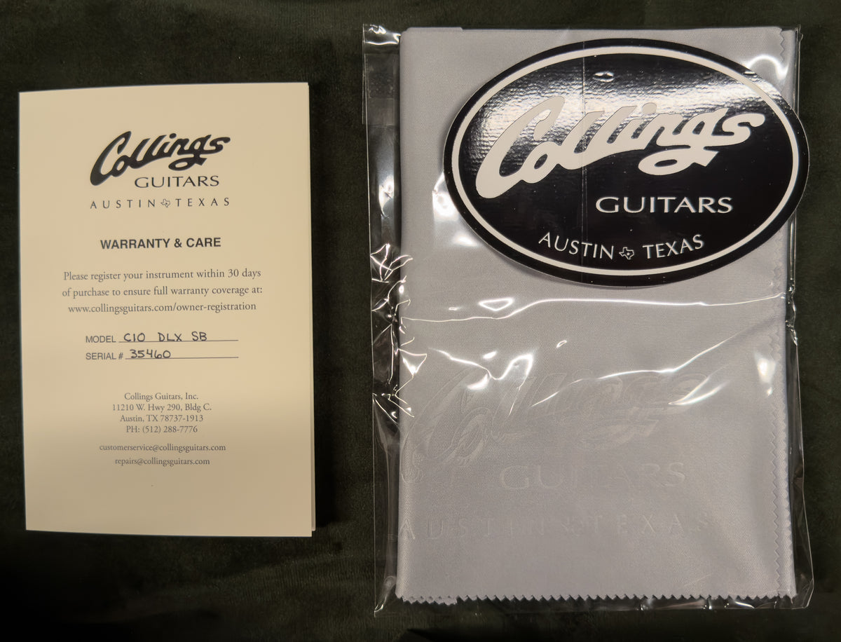 Collings C10 Deluxe Sunburst Top (460)