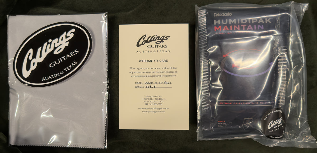 Collings 002H 14 Fret Adirondack Spruce Top (828)