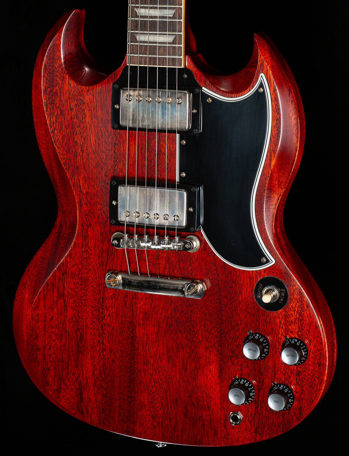 Gibson Custom Shop 1961 Les Paul SG Standard Reissue Stop-Bar VOS Cherry Red (071)