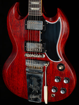 Gibson Custom Shop 1964 SG Standard Reissue Maestro Ultra Light Aged Cherry Red (764)