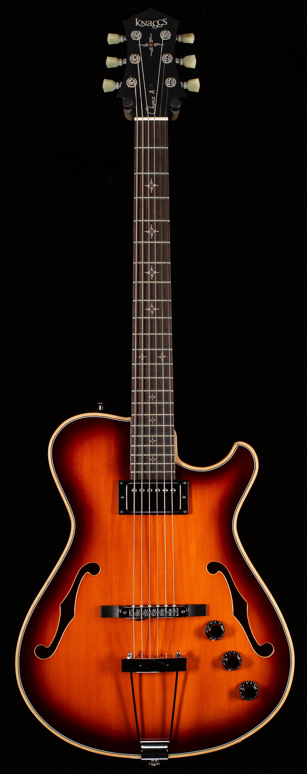 Knaggs Influence Chena A HB/Piezo Burnt OrangeBurst (410)