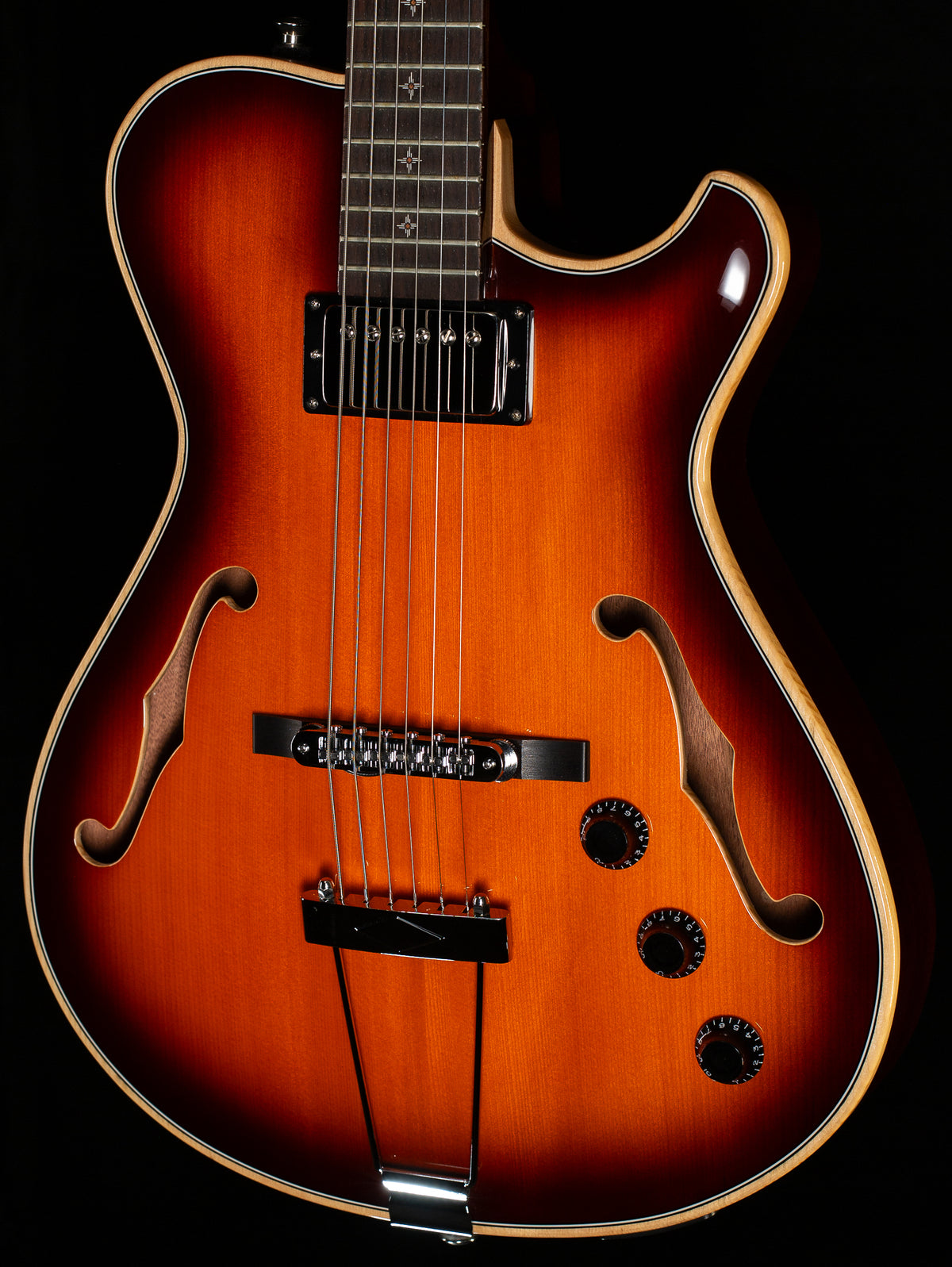 Knaggs Influence Chena A HB/Piezo Burnt OrangeBurst (410)