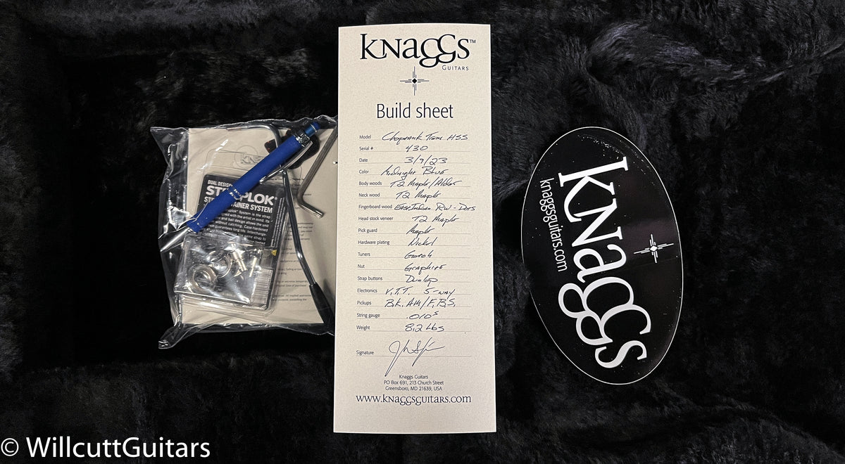 Knaggs Chesapeake Choptank Trem HSS Midnight Blue (430)