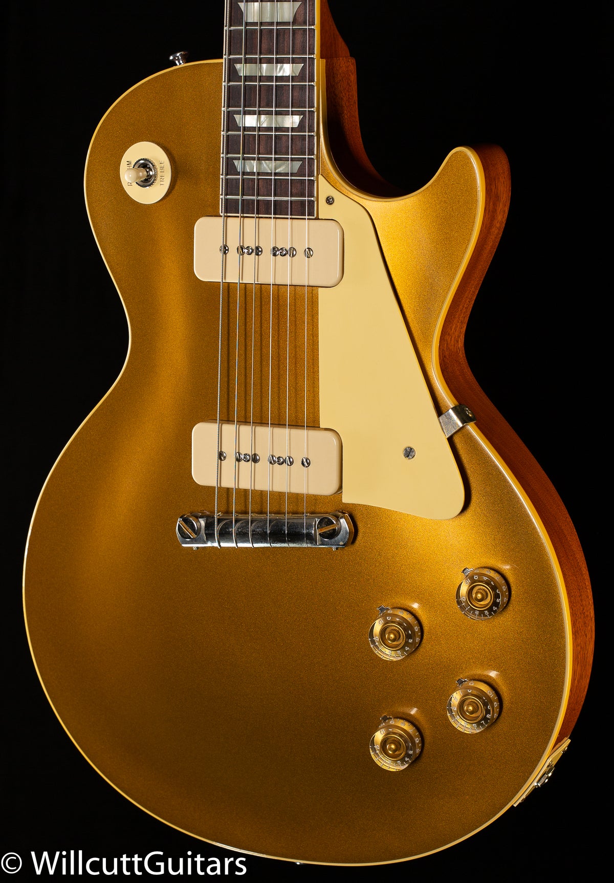 Gibson Custom Shop 1954 Les Paul Standard V2 Neck Gold Top VOS Lightweight M2M (145)