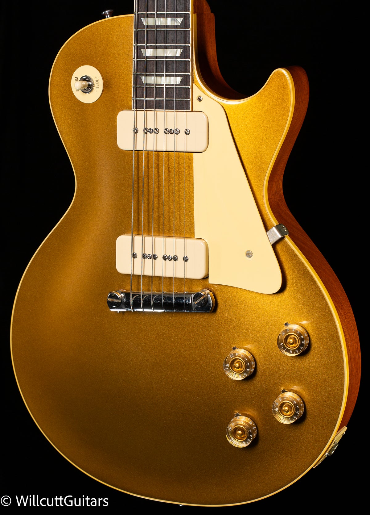 Gibson Custom Shop 1954 Les Paul Standard V2 Neck Gold Top VOS Lightweight M2M (225)