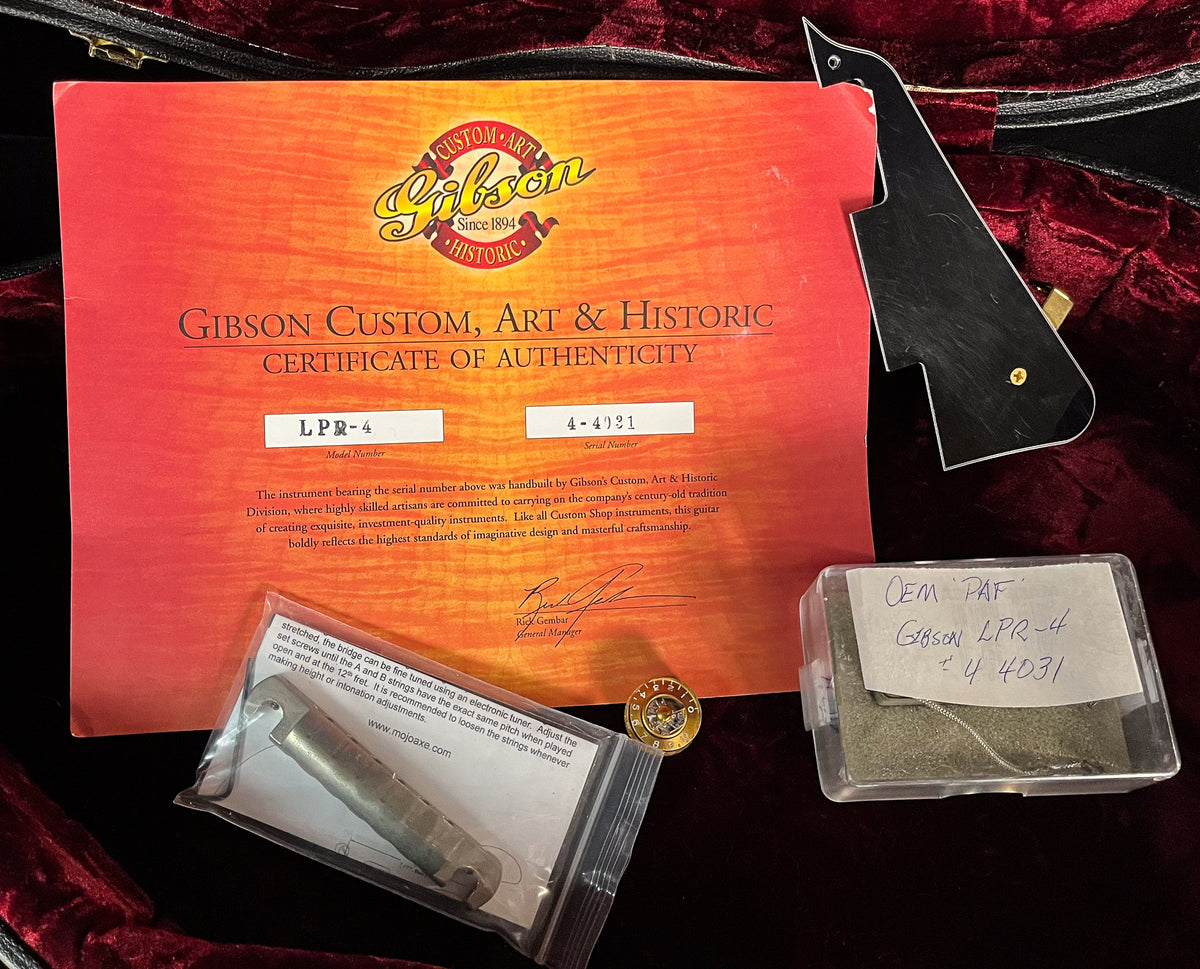 2004 Gibson Custom Shop 1954 Les Paul Goldtop Humbuckers