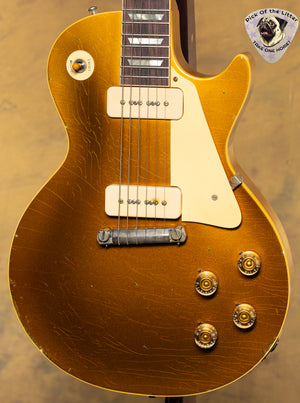 2024 Gibson Custom Shop Willcutt Exclusive 1954 Les Paul Standard V2 Neck Gold Top VOS Lightweight Underwood Aged