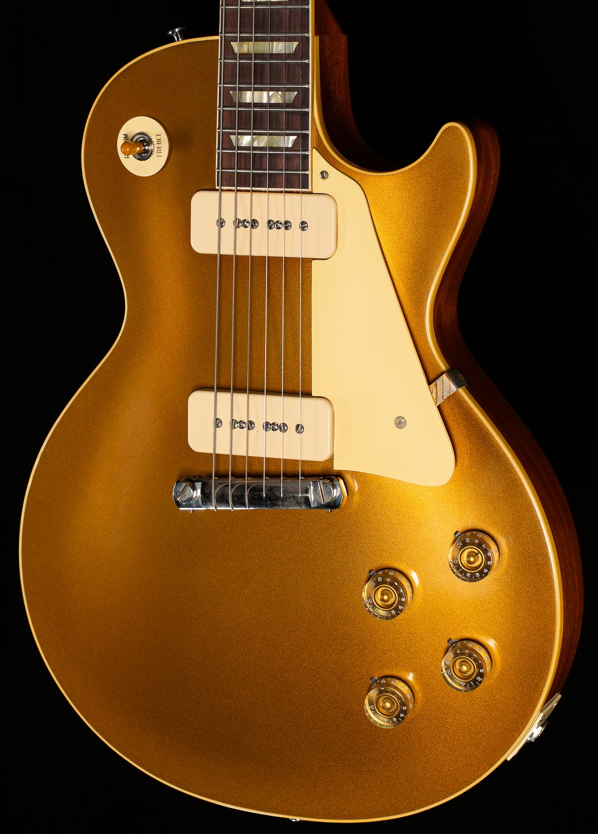 Gibson Custom Shop Willcutt Exclusive 1954 Les Paul Standard V2 Neck Gold Top VOS Lightweight M2M (553)