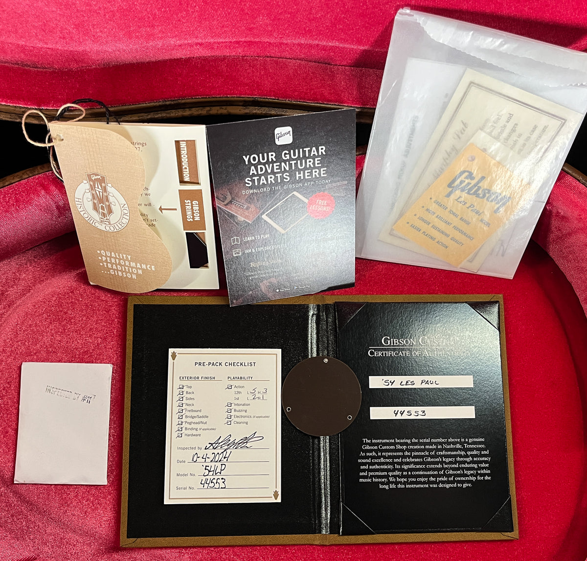 Gibson Custom Shop Willcutt Exclusive 1954 Les Paul Standard V2 Neck Gold Top VOS Lightweight M2M (553)