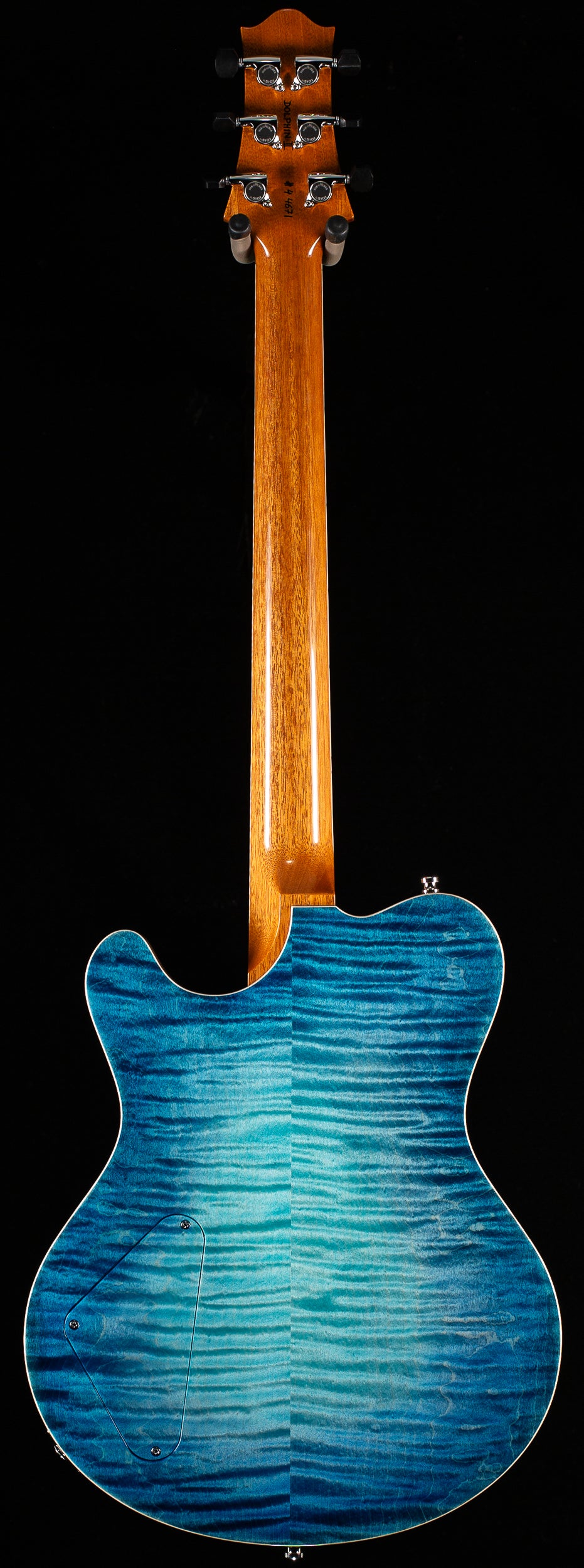 Nik Huber Dolphin II Semi-Hollow Custom Blue Burst (671