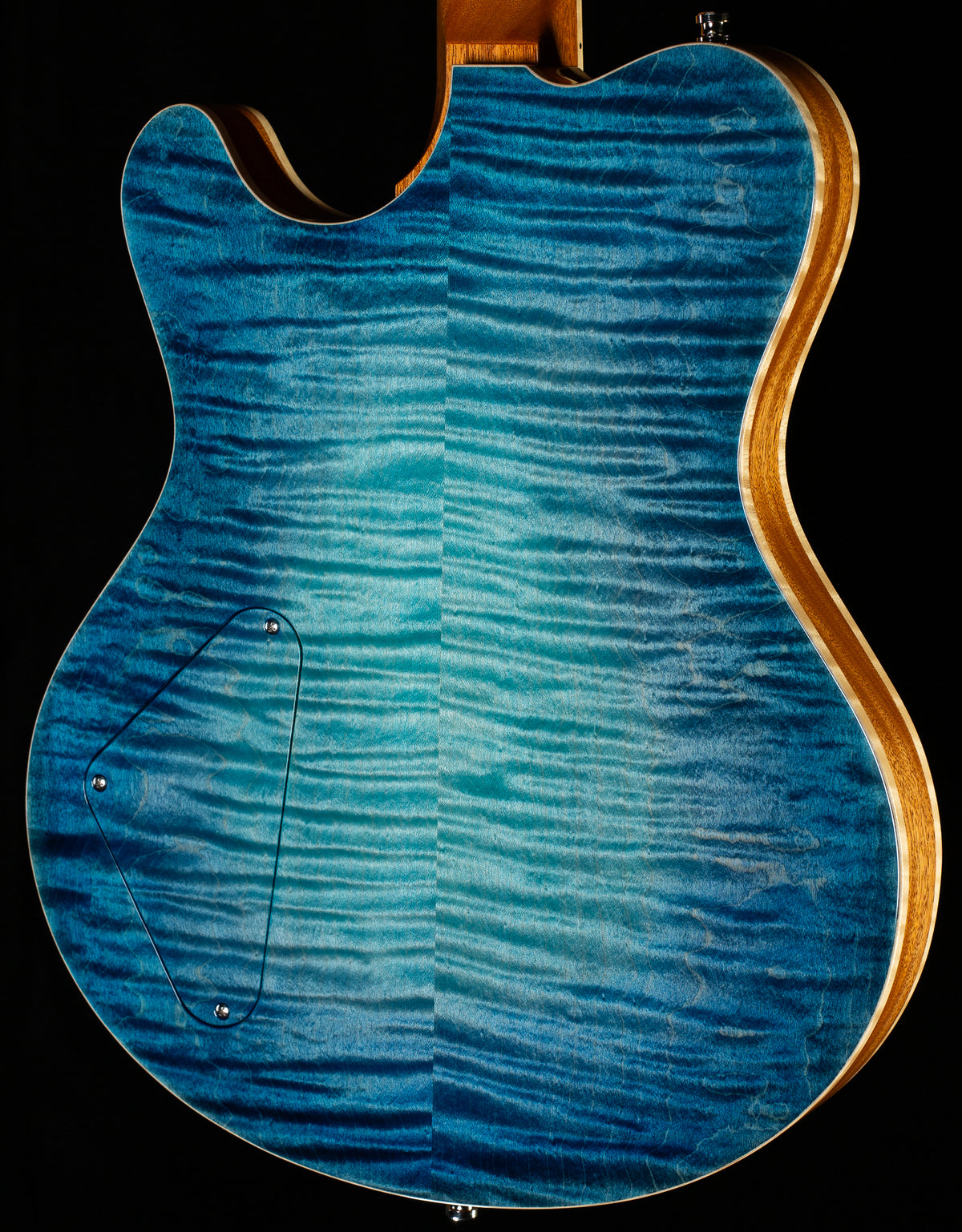 Nik Huber Dolphin II Semi-Hollow Custom Blue Burst (671)