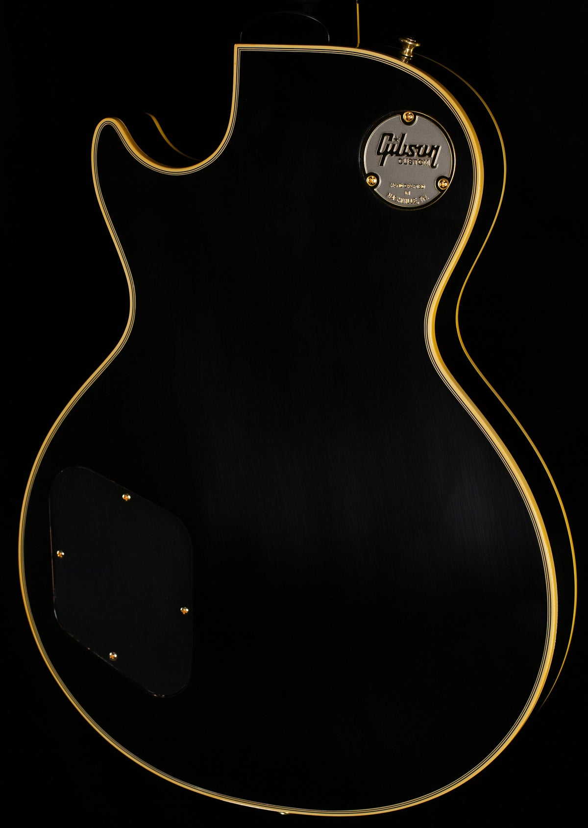 Gibson Custom Shop 1954 Les Paul Custom Staple Pickup Reissue Ebony VOS (342)