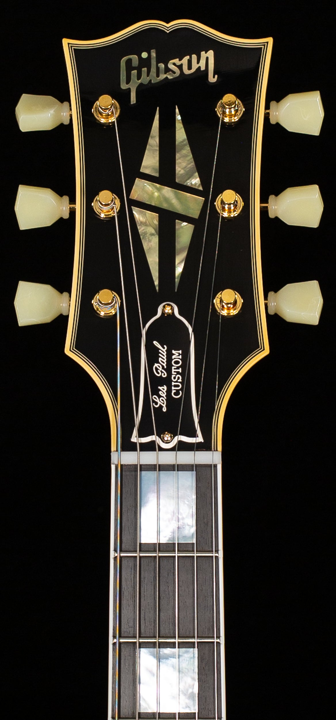 Gibson Custom Shop 1954 Les Paul Custom Staple Pickup Reissue Ebony VOS (342)