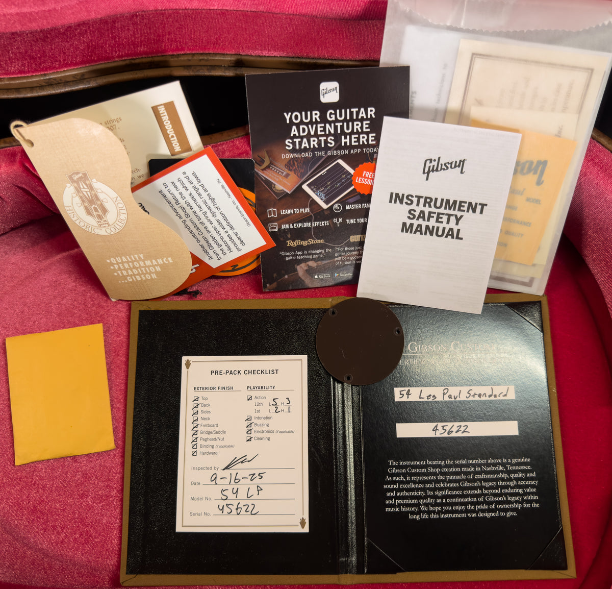 Gibson Custom Shop Willcutt Exclusive 1954 Les Paul Standard V2 Neck Gold Top VOS Lightweight M2M (622)