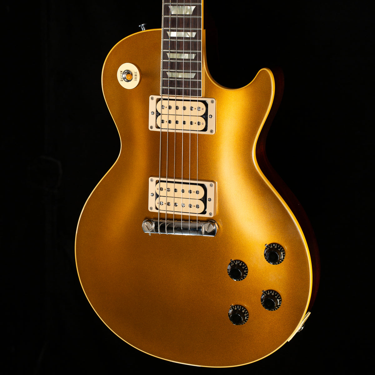 Gibson Custom Shop 1954 Les Paul Standard Goldtop Dark Back Humbuckers VOS NH (106)