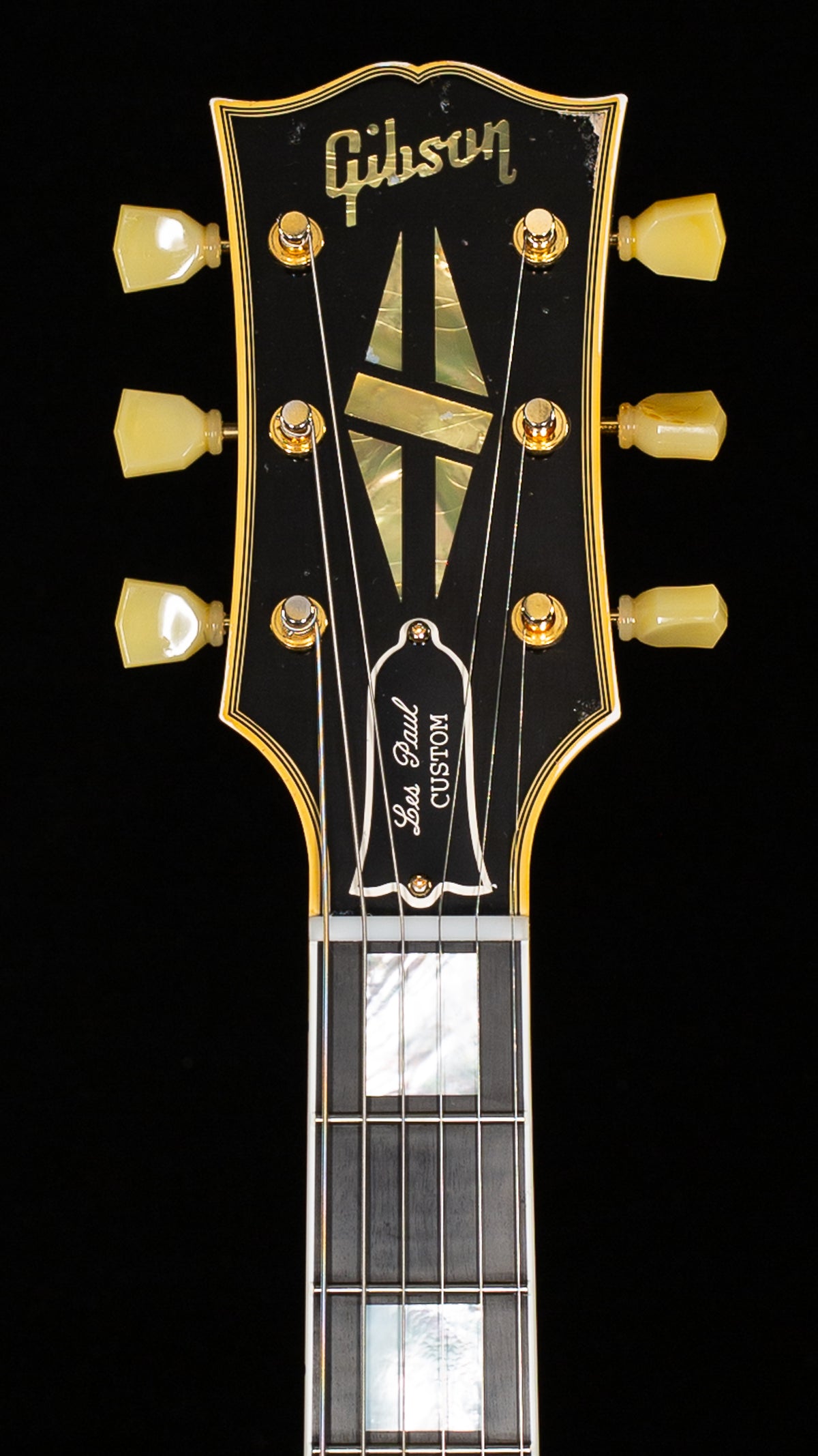Gibson Custom Shop 1954 Les Paul Custom Staple/Humbucker Murphy Lab Heavy Aged Ebony (364)