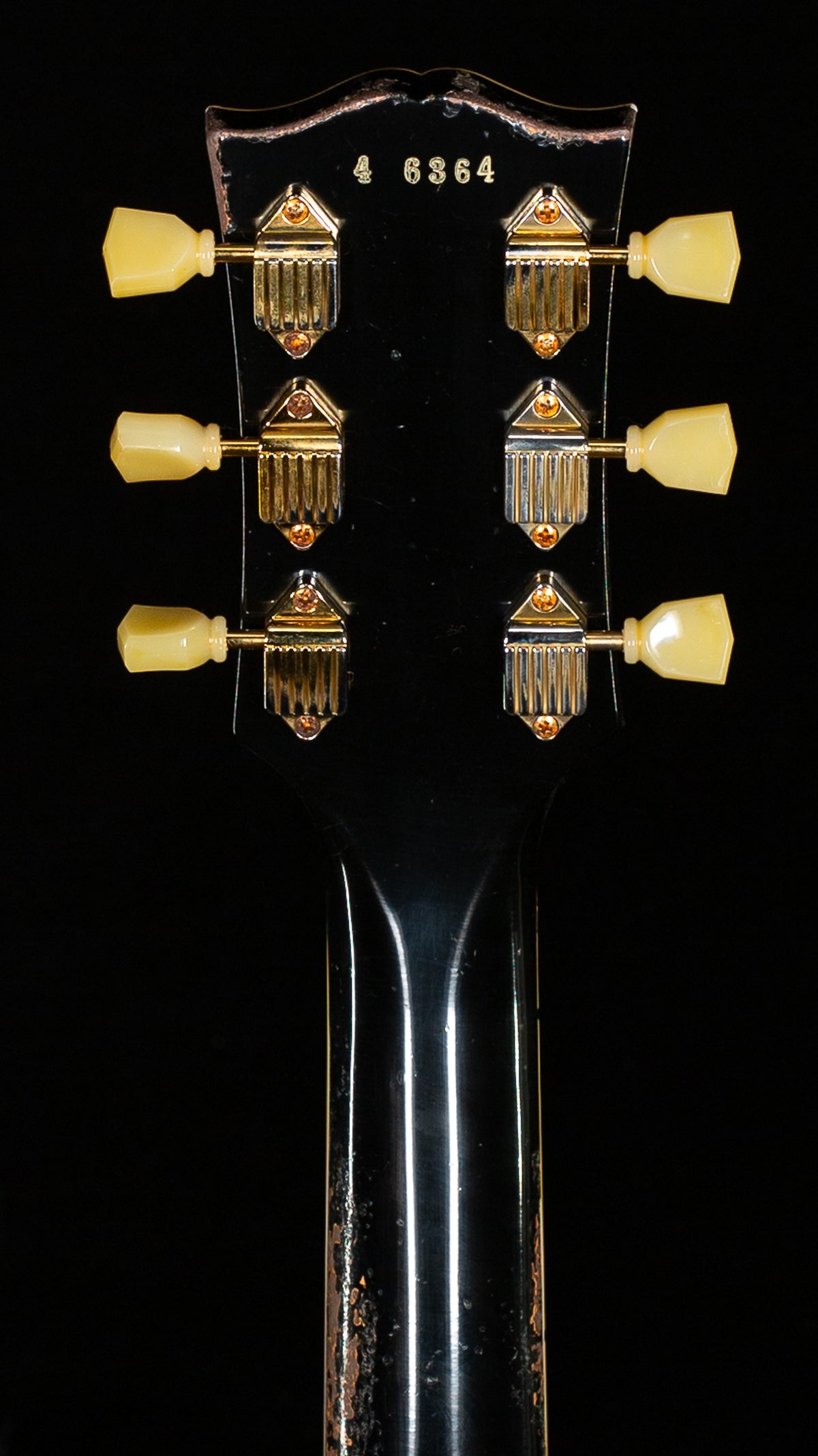 Gibson Custom Shop 1954 Les Paul Custom Staple/Humbucker Murphy Lab Heavy Aged Ebony (364)