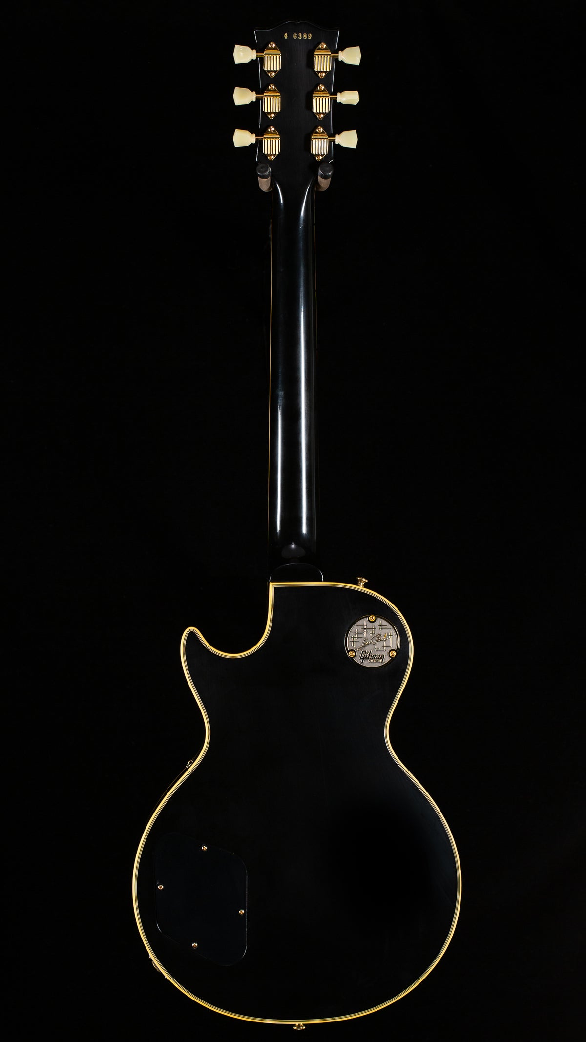 Gibson Custom Shop 1954 Les Paul Custom Staple Pickup Reissue Ebony VOS (389)