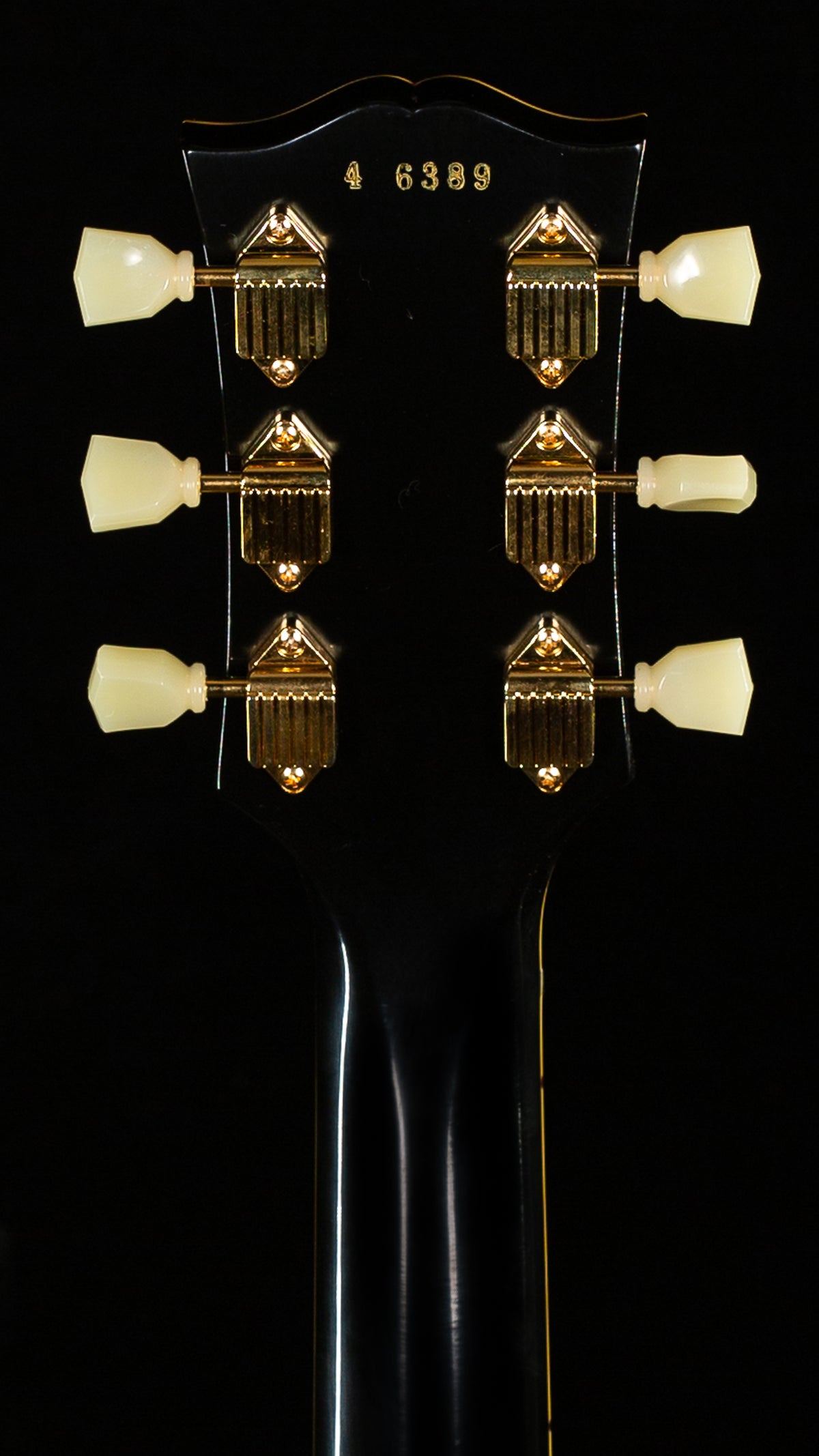 Gibson Custom Shop 1954 Les Paul Custom Staple Pickup Reissue Ebony VOS (389)