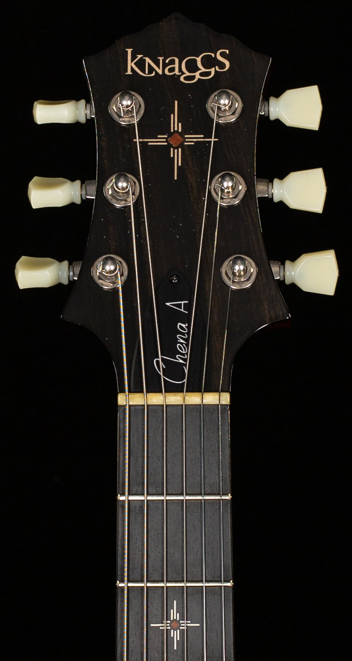 Knaggs Influence Chena A Humbuckers/Piezo Old Black Violin (465)