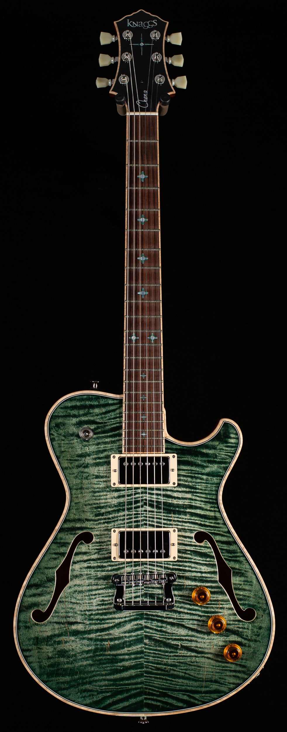 Knaggs Influence Chena Navajo Sun Jade Burst 15th Anniversary T1 Maple Top (466)