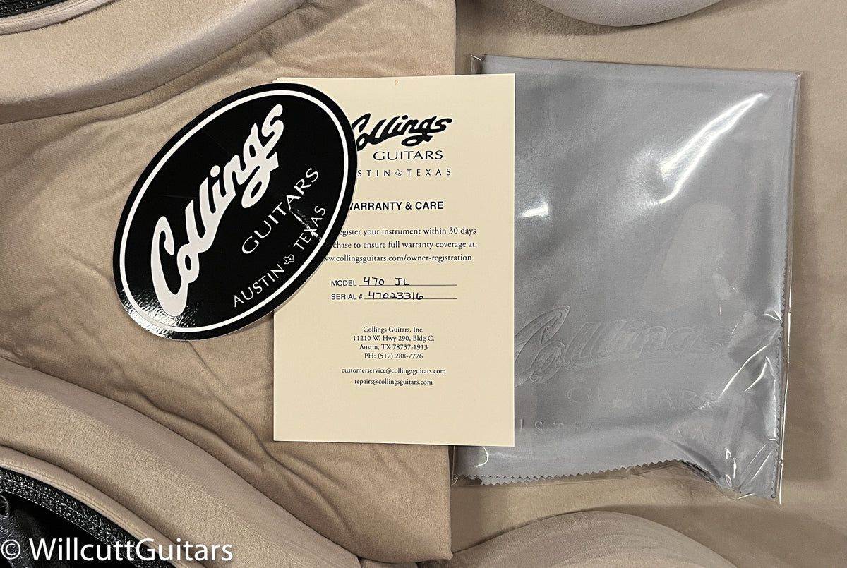 Collings 470 JL Julian Lage Signature Antique Blonde (316)